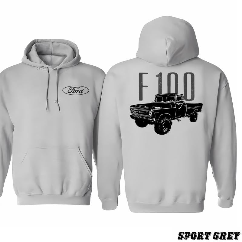 1972 Ford F100 Pickup Truck Owner Gift Unisex Hoodie, Suitable For Men And Women, Fashion Selections For All Occasions, Full Color Range, Unisex