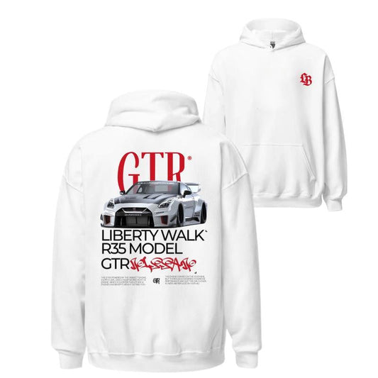 JDM GTR R35 Liberty Walk Hoodie, Sweater, T-shirt, Car Enthusiast Shirt, Car Clothing, Unisex