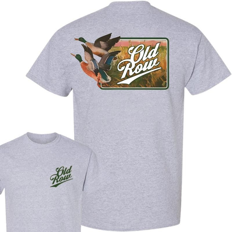 The Flying Duck Beer Pocket Cotton T-Shirt, Graphic Old Row Duck Hunting Unisex Shirt, Clothing For Men, For Women