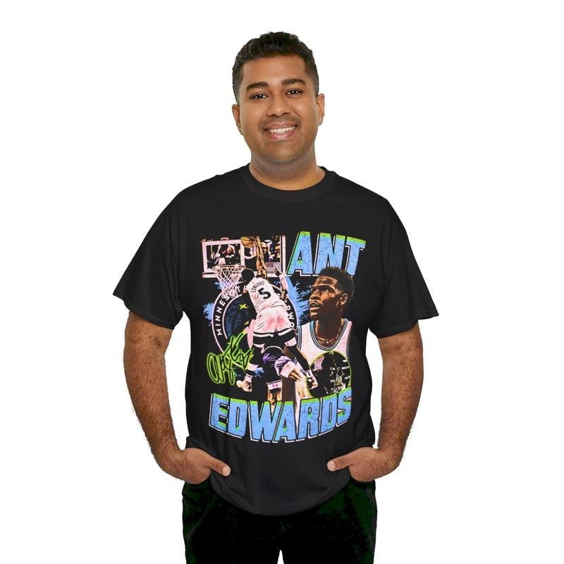 Insane Vintage Basketball Retro Graphic Tee Casual Classic Cotton Menswear Shirt T-Shirt Top Comfy