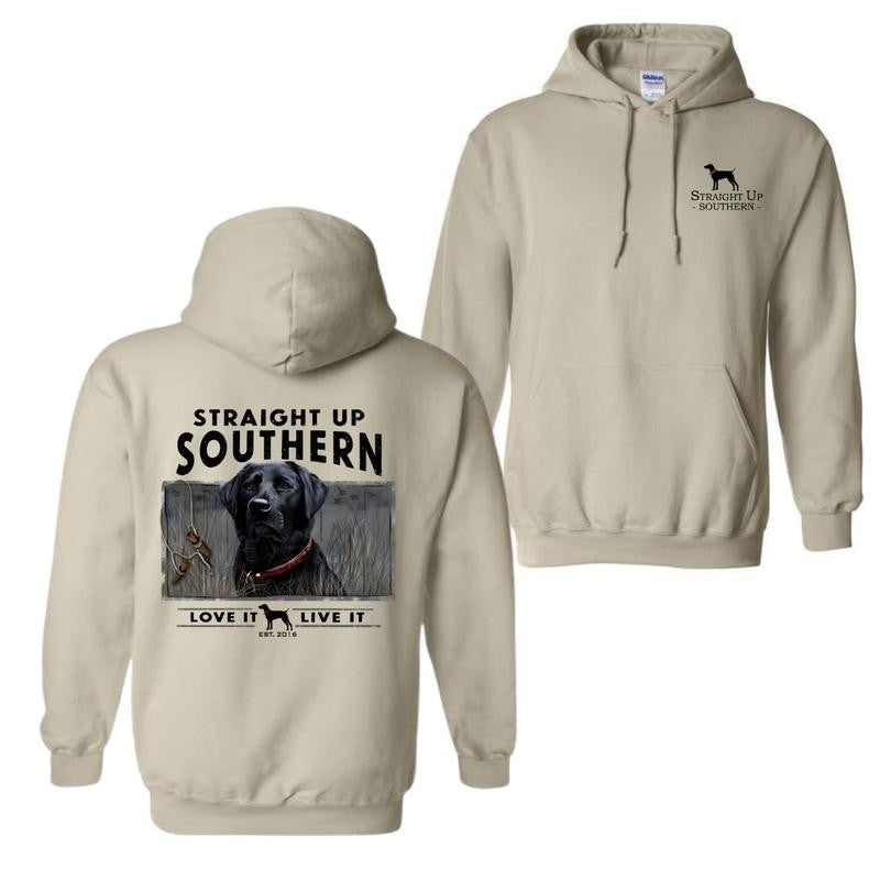 Straight Up Southern Hoodie, Live It Lab With Duck Call For Men For Women, Trendy Hoodie