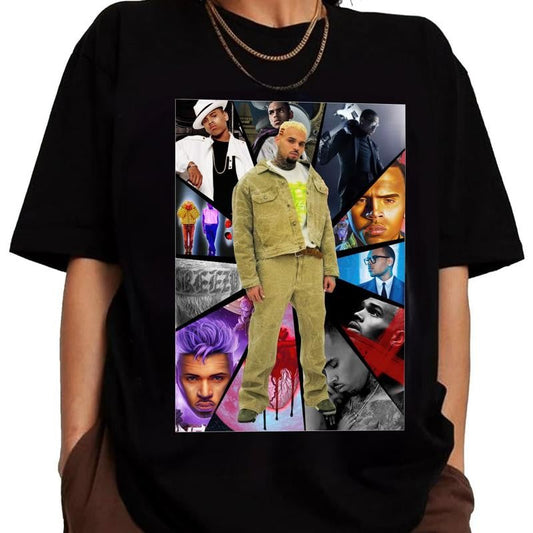 Vintage Chr1s Br0wn T-Shirt, Chr1s Br0wn Tee, Bootleg Hip Hop Shirt