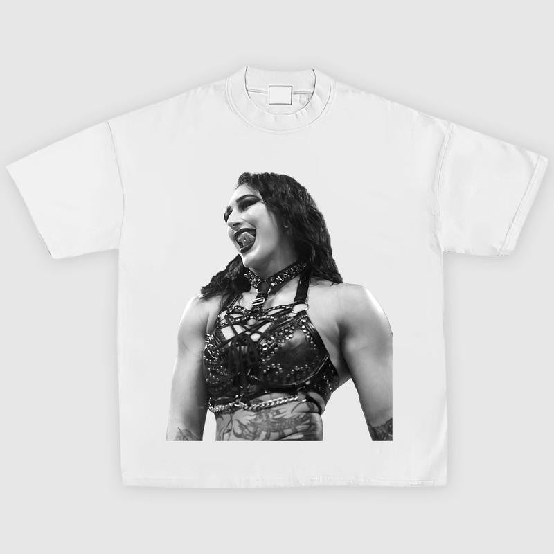 RHEA RIPLEY V4 TEE Wrestling Tee, Wrestling Graphic Tee, WWE Shirt, Sports T-shirt, Wrestling Gift, Gift for Him Gift For Her Hoodie Sweatshirt