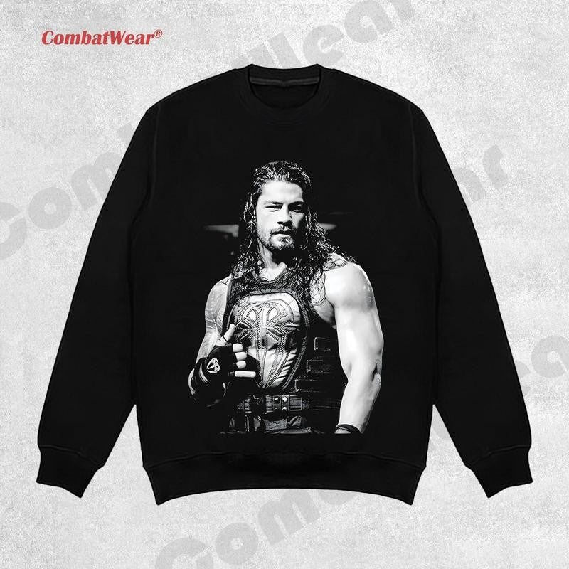 ROMAN REIGNS V2 HOODIE-SWEATER-TEE , Wrestling Tee, Wrestling Graphic Tee, Wrestler Shirt, Sports Shirt, Vintage Wresting Shirt, Wrestling Gift