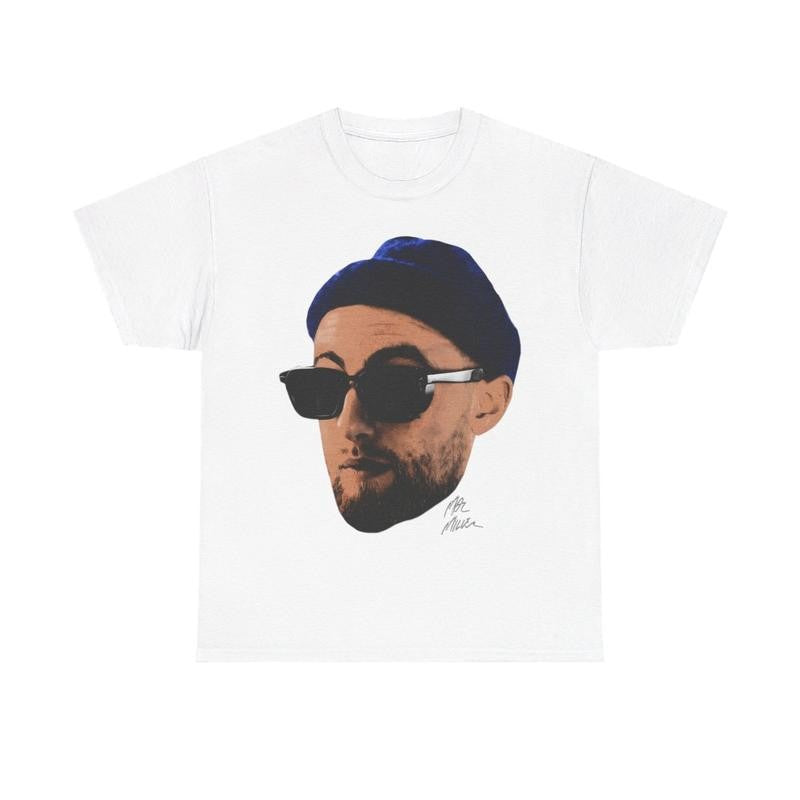 Mac Miller T-Shirt Rare Concert Merch Rap Tee Hip Hop Graphic Tour Rap Style TShirt  Cotton Menswear