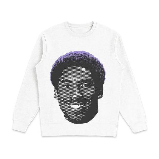 Kobe Bryant Afro Graphic Crewneck Sweatshirt Streetwear