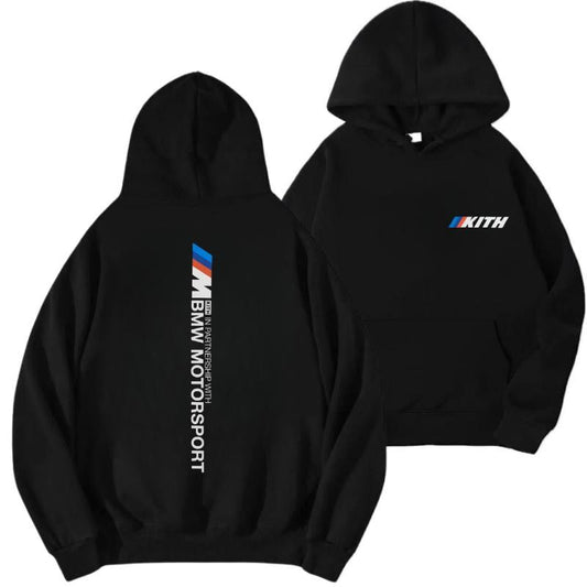 Kith for BMW M Vintage Hoodie - Sweatshirt - Tshirt, Shirt For Men and Women, Car Enthusiast Shirt, Car Clothing Cotton Menswear  Sport