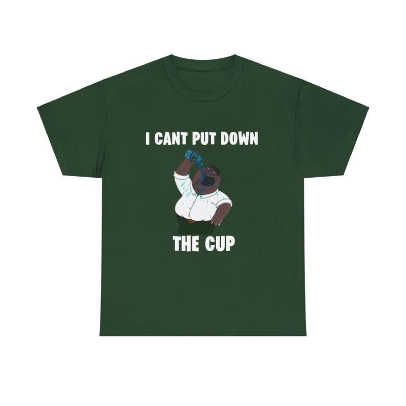 Cant Put Down The Cup T-shirt - Peter Griffin-  Funny Shirt, Meme Shirt, Trendy shirt, Family Guy Cotton Classic Menswear Tee