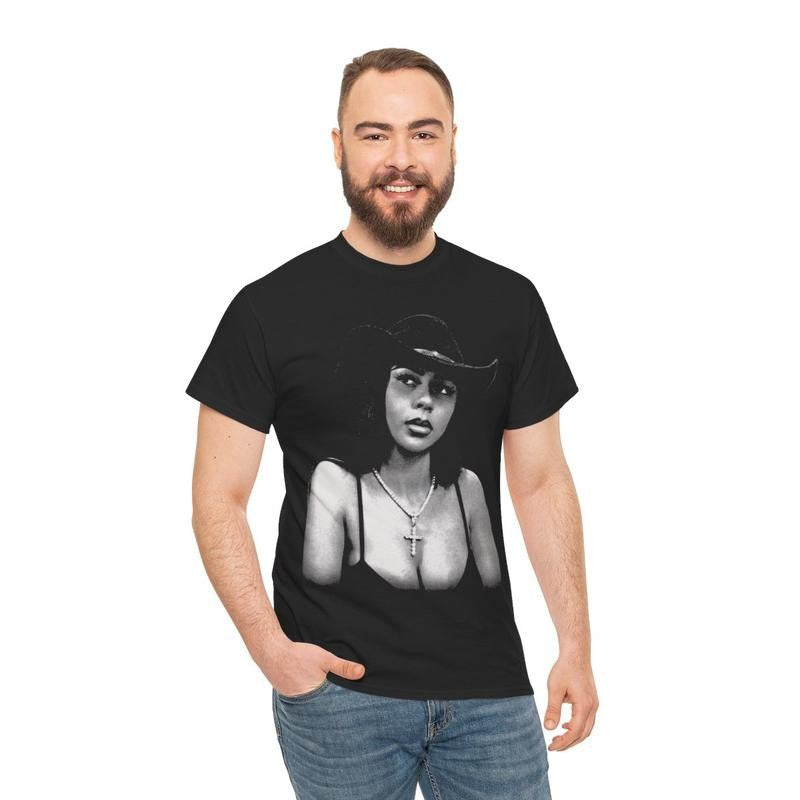 Mariah the Scientist Inspired  Hiphop Graphic Tee Casual Classic Cotton Menswear Top Rap Tshirt Streetwear Rapper Shortsleeve T-Shirt Crewneck