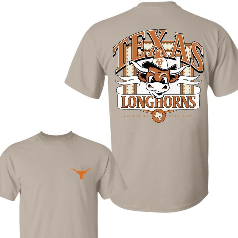Vintage Texas Longhorns NCAA Final Four Unisex T-shirt/Hoodie, Vintage for Men and Women, Unisex Vintage Crewneck