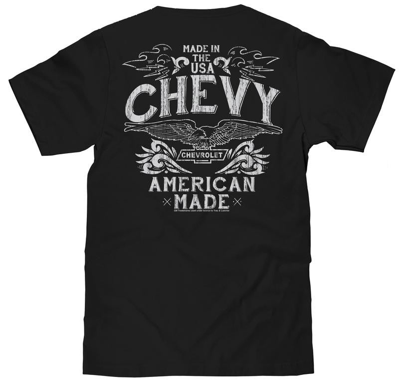 Chevrolet Usa T-shirt - Black, From Casual To Formal Styles, Diverse Wardrobe Choices, Trendy Apparel For Men And Women, Unisex Classic Cotton
