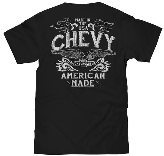 Chevrolet Usa T-shirt - Black, From Casual To Formal Styles, Diverse Wardrobe Choices, Trendy Apparel For Men And Women, Unisex Classic Cotton