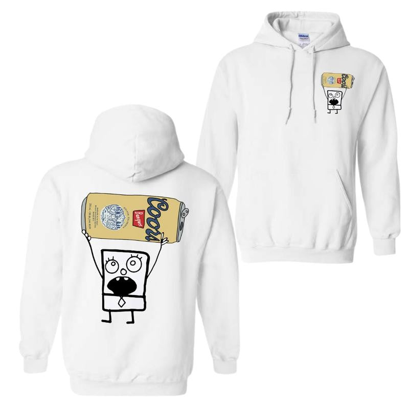 Doodlebob Coors Barquet Essential Hoodie, Funny Drinking Shirt, Coors Barquet Shirt For Men And Women