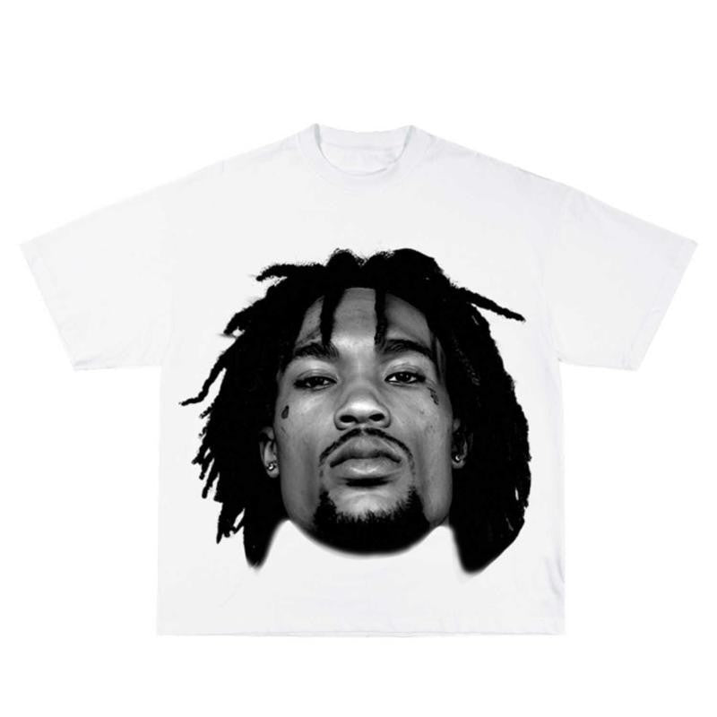 HUNXHO Rap Graphic Tee Shirt