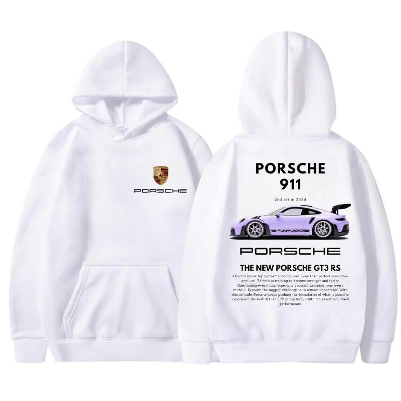 New Porsche 911 GT3 RS 2 side T-shirt, Hoodie, Sweater, Shirt For Men, for Women, Car Enthusiast Shirt, Car Clothing Classic Cotton graphic hoodies