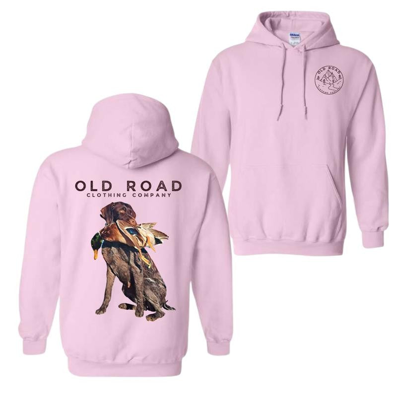 Gwp Shirt, German Wirehaired Pointers Mens Bird Hunting Graphic Hoodie T-Shirt