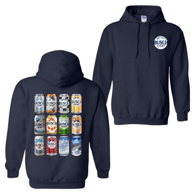 Busch Light Full Hoodie and T-shirt, Funny Shirt, Unisex Hoodie For Men and Woman