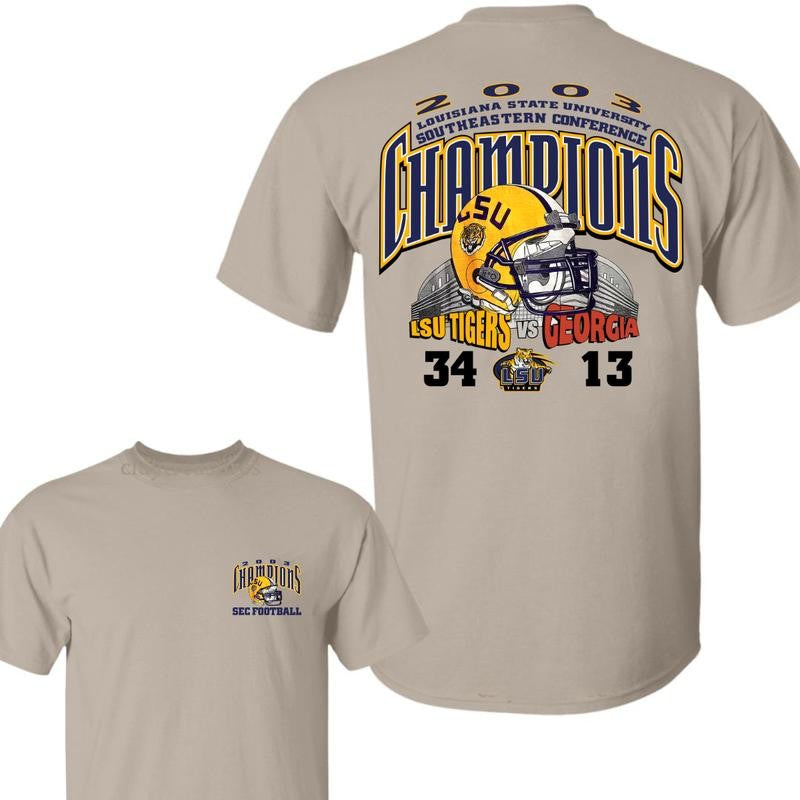 LSU Champions LSU Tiger vs Georgis Tee Vintage T-shirt/Hoodie Vintage Style Unisex T-shirt/Hoodie, Vintage for Men and Women