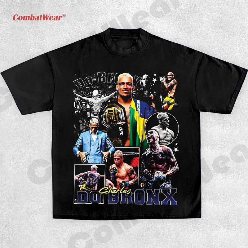 OLIVEIRA-DO BRONX TEE ,Boxing T-shirt, Fighter Tee, Boxer Shirt, Sports Shirt, Vintage Boxing Tee, Graphic Boxing Champ T-Shirt Hoodie Streetwear