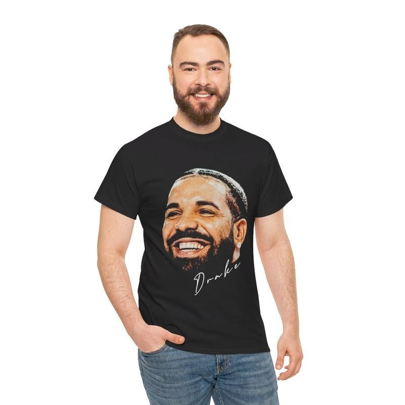 Drake 90s Vintage Shirt, Dizzy Rap Tee, Hiphop Bootleg Rap T-Shirt, Concert Unisex, Retro Graphic Print Casual Classic Menswear Cotton Top Comfy Smooth Streetwear Tshirt