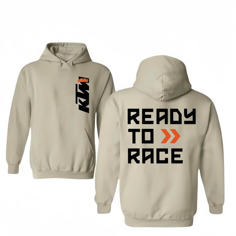 KTM Ready to Race 2 Side T-shirt/Hoodie Vintage for Men and Women, Unisex Vintage Crewneck Tee - Casual, Menswear
