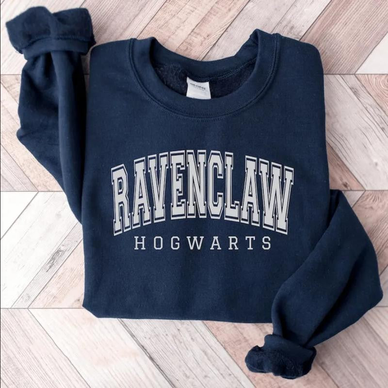 Vintage Wizard House Harry Potter Sweatshirt, Hogward Wizard School T-Shirt, Fantasy Wizard Shirt, Custom Wizard Houses Shirt, Magic Wizard Sweatshirt
