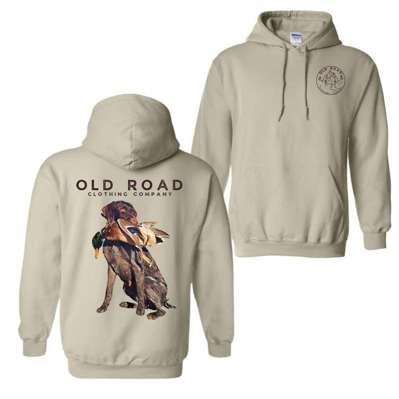 Gwp Shirt, German Wirehaired Pointers Mens Bird Hunting Graphic Hoodie T-Shirt