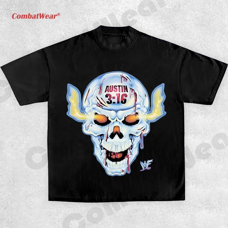 STONE COLD STEVE AUSTIN TEE , Wrestling Tee, Wrestling Graphic Tee, Wrestler Shirt, Sports Shirt, Vintage Wresting Shirt, Wrestling Gift Hoodie