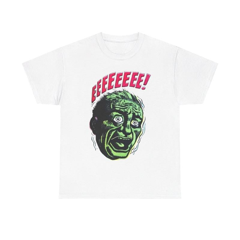 Big Head EEEEEEEEE Graphic Tee Casual Classic Cotton Menswear Retro Shirt T-Shirt Top Vintage Comfy