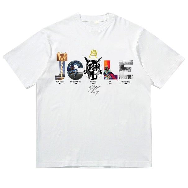J Cole Albums Vintage Rap Tracklist Shirt