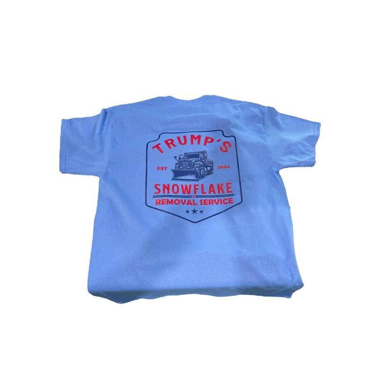 Trump Snowflake Removal Service Shirt DryBlend Unisex Genx TShirt Funny Shirt