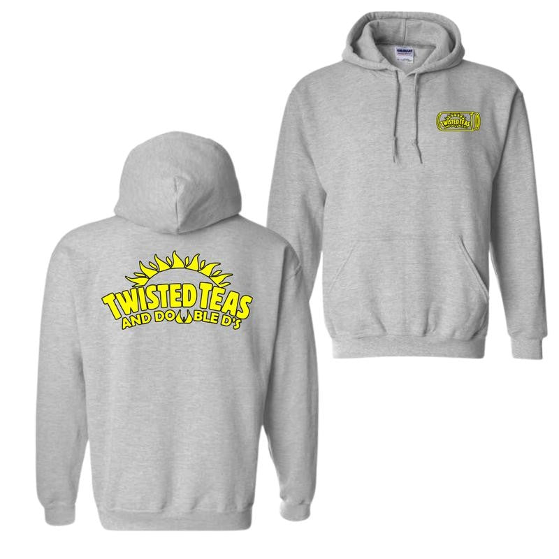Twisted Teas and Double D's Hoodie, Unisex Hoodie, Ful Color T-Shirt, For Men, For Women