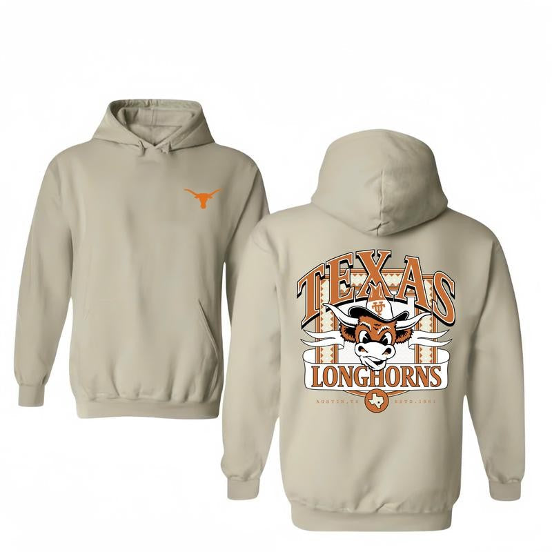 Vintage Texas Longhorns NCAA Final Four Unisex T-shirt/Hoodie, Vintage for Men and Women, Unisex Vintage Crewneck