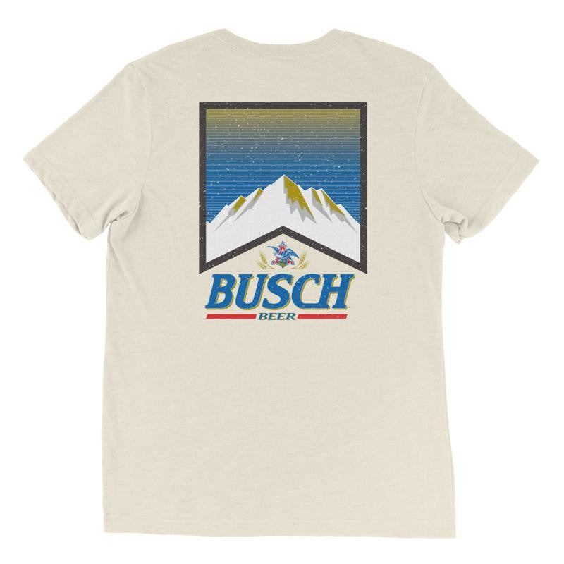 BUSCH LIGHT, BEER, BUSCH BEER '96 LABEL T-SHIRT, For Men, For Women, Casual Graphic Round Neck T-shirt for Summer, Fashion Men's Top for Daily Wear