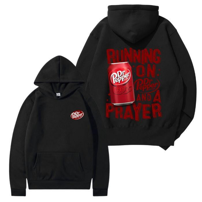 [Sale Up To 65%] Running On Dr.Pepper And A Prayer Unisex Hoodie/ T-Shirt/ Sweatshirt, Vintage Shirt, Hot Trend, For Men, For Women hoodie