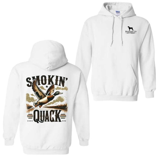Smokin Quack Hoodie - Stunning Duck Design Perfect Trendy for men for women double sides