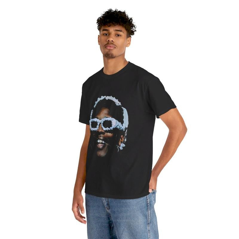 Young Thug Inspired Vintage Graphic Tee Casual Cotton Menswear Top Classic Smooth Underwear Tshirt Man Streetwear Crewneck Shortsleeve Thugger Thugga Free Slime Tee