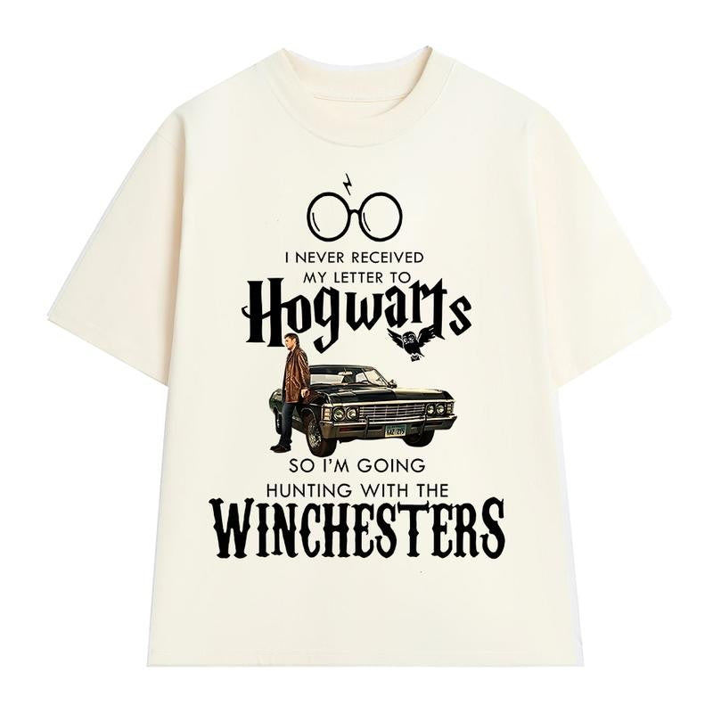 Hogwarts T-Shirt, Winchester Shirt, Supernatural Tee, Winchester Bros Shirt, Dean Winchester Tee, Sam And Dean Shirt, Unisex Adult Tshirt