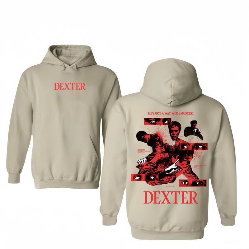 Dexter Hes Got A Way With Murder T-shirt/Hoodie Dexter Morgan T-shirt/Hoodie Vintage Style Unisex T-shirt/Hoodie, Vintage for Men and Women