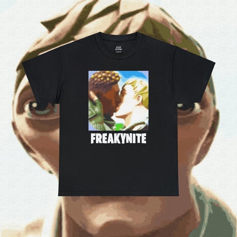 Freakynite -Goofy Parody Meme Tee Classic Shirt UNISEX Funny Game Gift Men Women Cotton Menswear