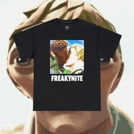 Freakynite -Goofy Parody Meme Tee Classic Shirt UNISEX Funny Game Gift Men Women Cotton Menswear