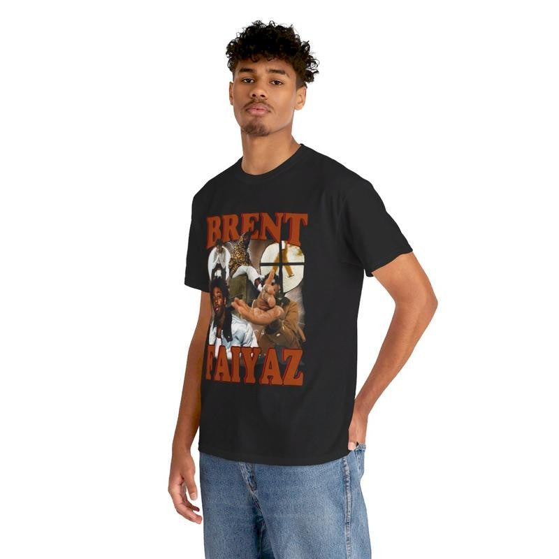Brent Faiyaz Vintage 90s Rap Tees , Sonder, Hip hop RnB Shirt Casual Cotton Menswear Top Classic Graphics Smooth Underwear Tshirt Streetwear