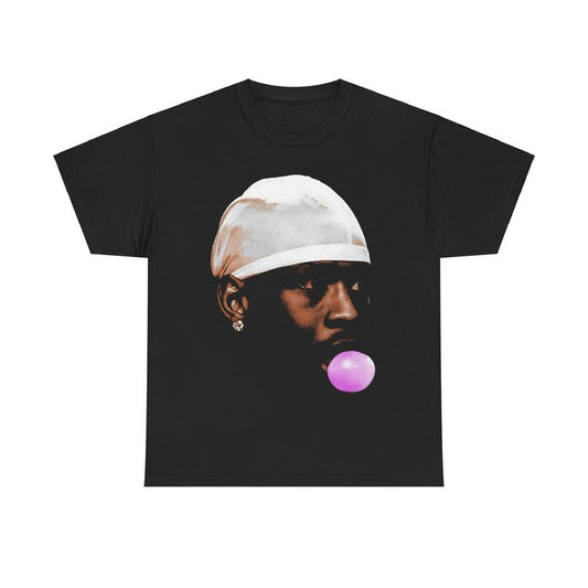 Mike Chewing Gum Retro Vintage 90s Styled Graphic T-Shirt Ball Fan Basketball Legend Tee Casual Classic Cotton Menswear Top