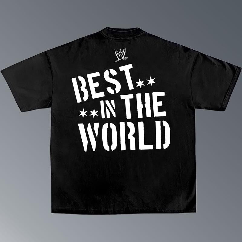 CM PUNK-BEST IN THE WORLD TEE Wrestling Tee,Wrestling Graphic Tee,WWE Shirt,Sports T-shirt, Wrestling Gift, Gift for Him Hoodie Sweatshirt