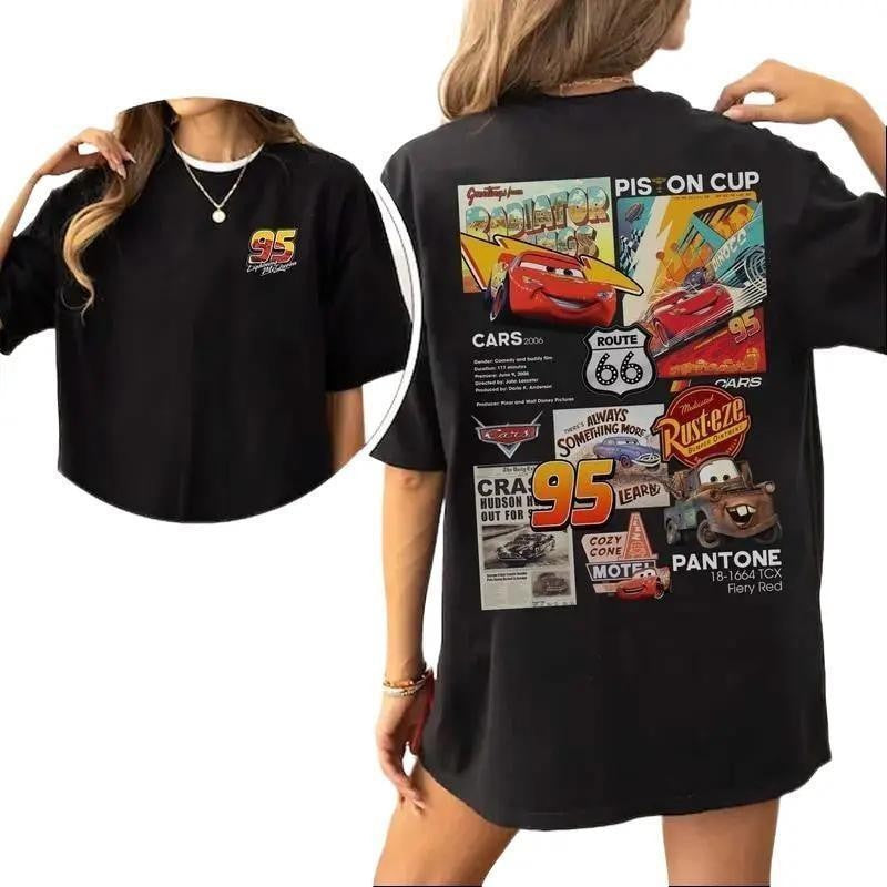 Lightning Mcqueen Piston Cup Classic T-shirt, Unisex, Car Shirt Cotton Top