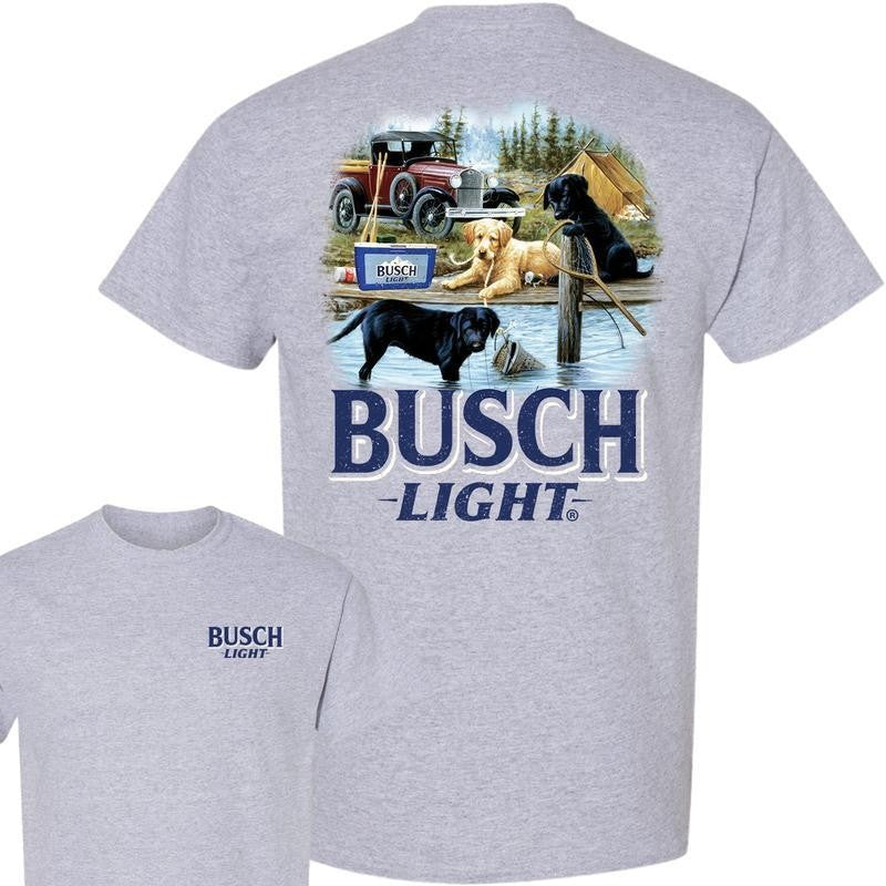 Busch Light, Limited Busch Light Men Best Friend T-shirt, Unisex T-shirt, Casual Graphic Round Neck T-shirt for Summer, Fashion Men's Top for Daily Wear