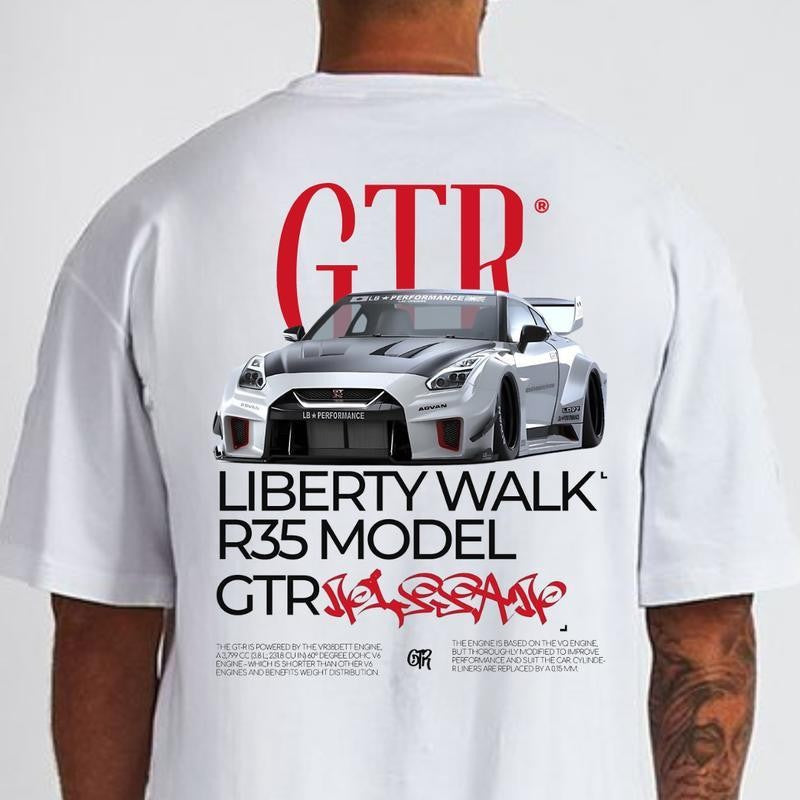 JDM GTR R35 Liberty Walk Hoodie, Sweater, T-shirt, Car Enthusiast Shirt, Car Clothing, Unisex