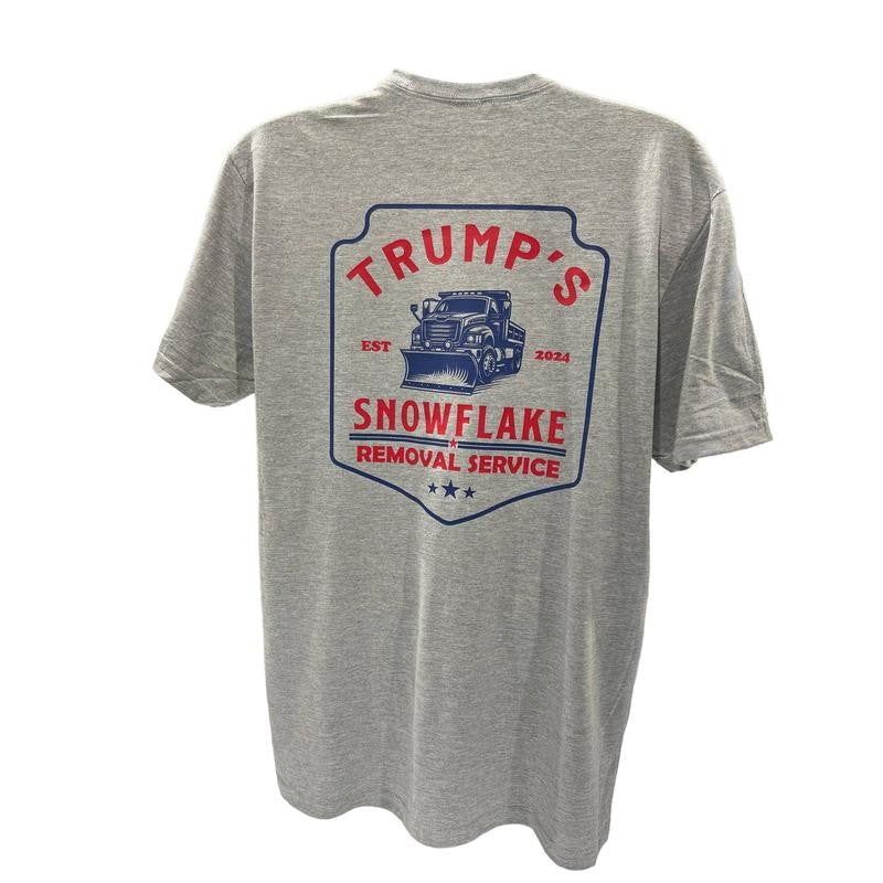 Trump Snowflake Removal Service Shirt DryBlend Unisex Genx TShirt Funny Shirt