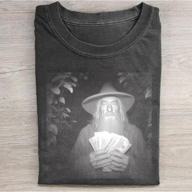 LOTR Gandalf Wants Money Fantasy Movies, Unisex Meme Shirt, Funny Harry Potter Shirt, Menswear, Hoodie, Sweatshirt