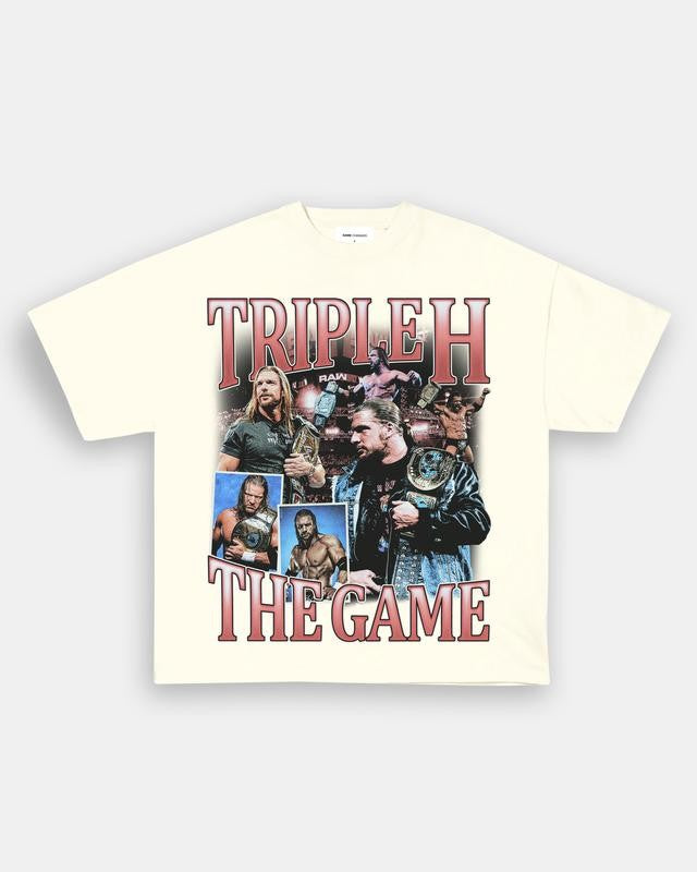 TRIPLE H TEE, Wrestling Graphic Tee, Sports T-shirt, Athlete Shirt, Wrestling Gift, Fitness Tee Crewneck Clothing Streetwear